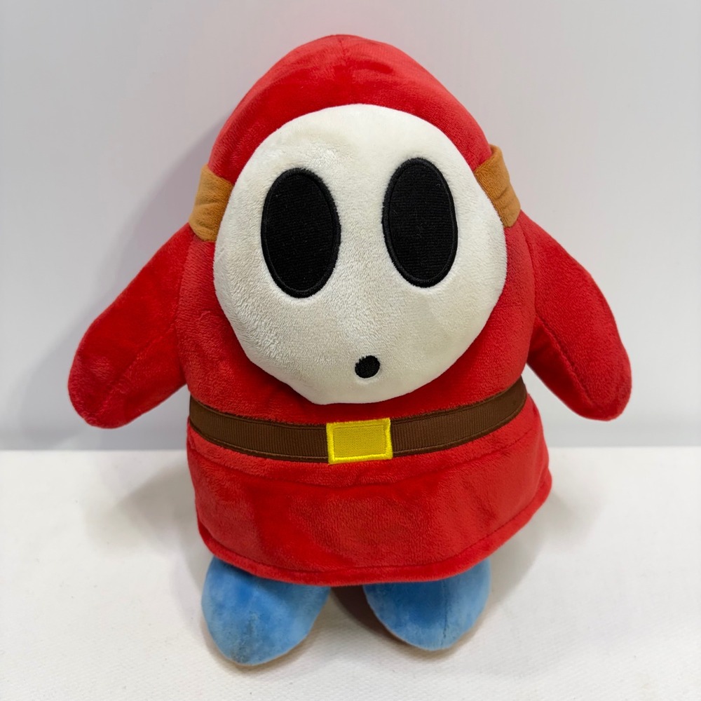 Nintendo Super Mario Shy Guy Plush Red 14 Inch Stuffed Toy Figure